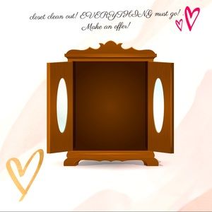 **CLOSET CLEAN OUT!**